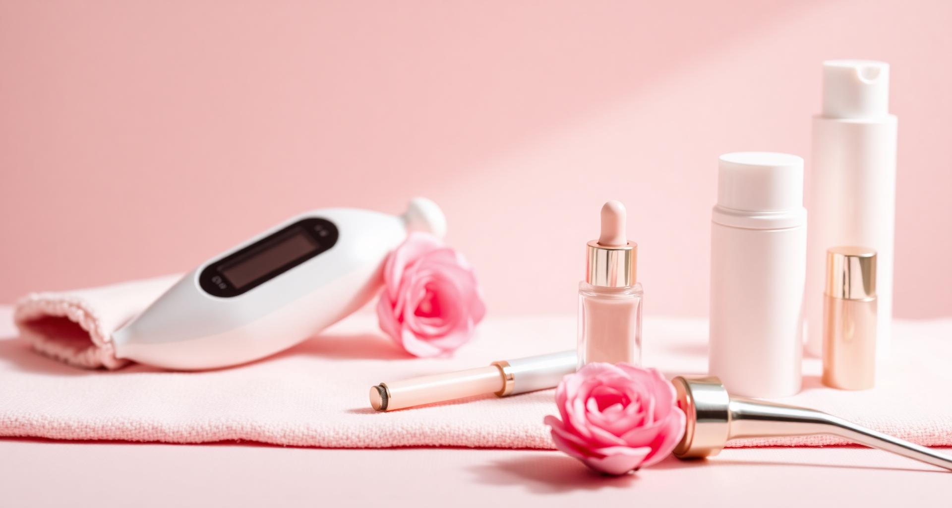 SorHaven beauty and wellness products on a soft blush background
